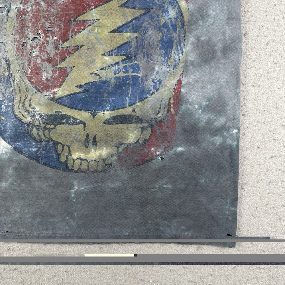 Vintage Y2K Grateful Dead Shirt Men's 2XL Tie Dye Liquid Blue Steal Your Face - Picture 2 of 16